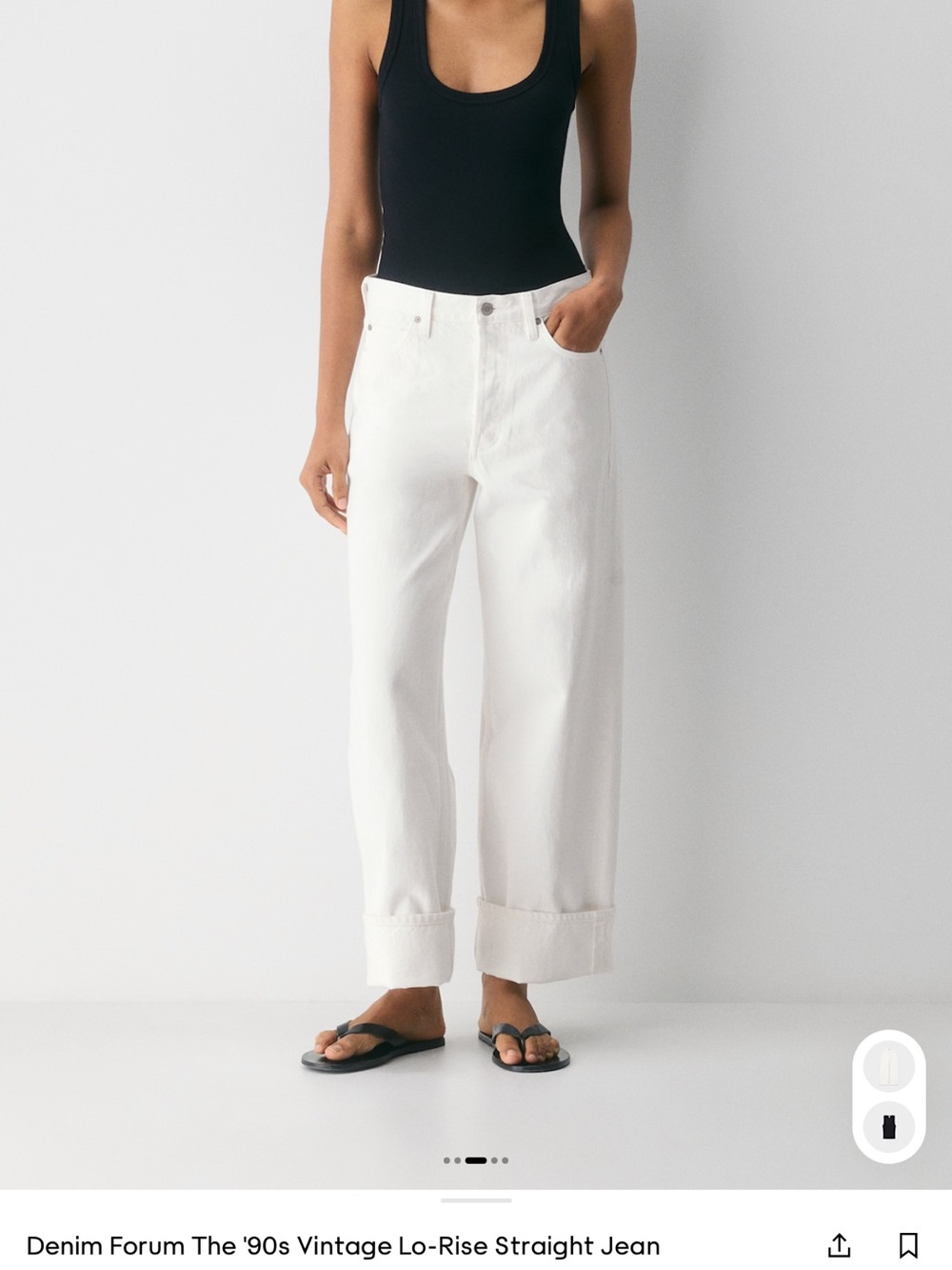 Aritzia Denim Forum The ‘90s Vintage Lo-Rise Straight Jean